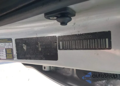 2015 Kia Forte Lx из США, поврежденный, VIN KNAFK4A66F5260085